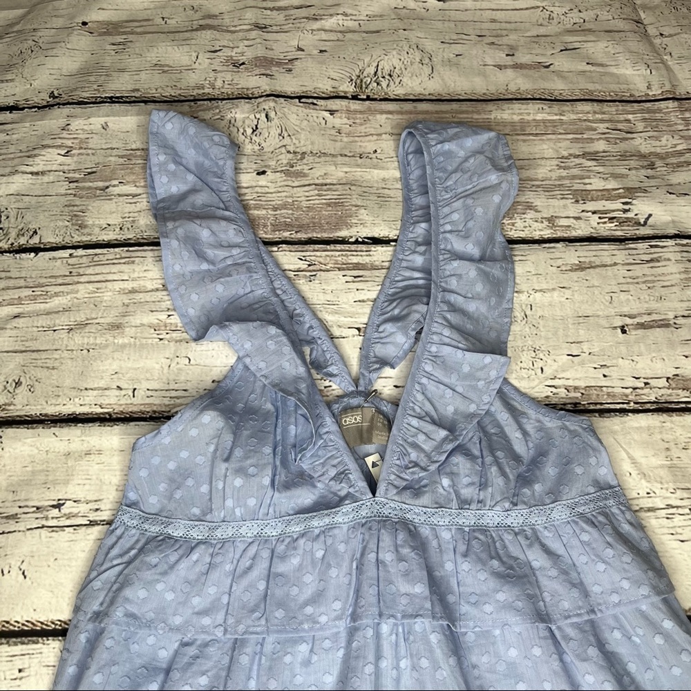 NWT ASOS Halter Neck Summer Mini Dress Size 6 - Picture 8 of 13